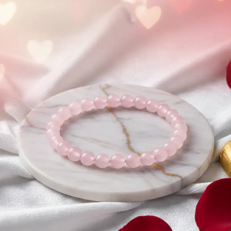 Rose quartz bracelet